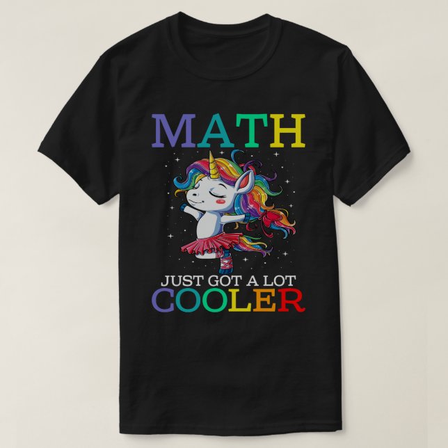 Camiseta MATH Recibió A Un Equipo De Jardín Infantil Mucho  (Diseño del anverso)