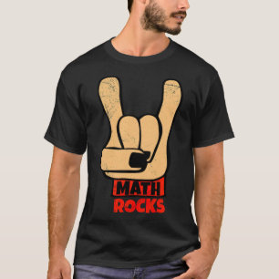 Camiseta Math Rocks Rock and Roll Funny Math Gift Idea Cele