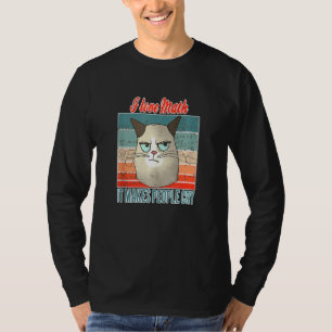 Camiseta Math S Para Un Gato De Ciencia Del Genio De Las Ma