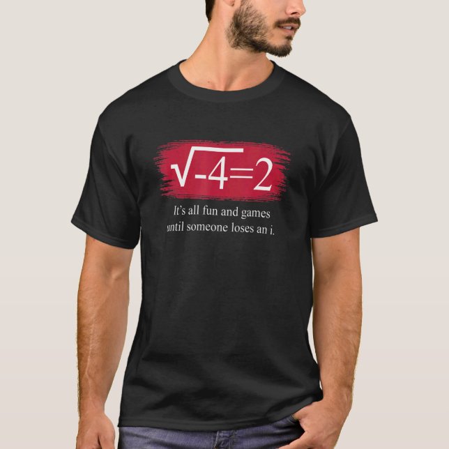 Camiseta math saying complex numbers (Anverso)
