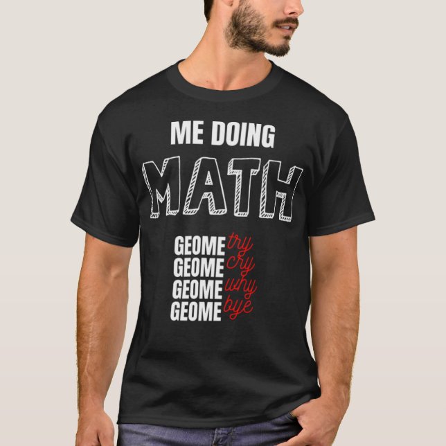 Camiseta Math School Form Education Lessing Teacher persona (Anverso)