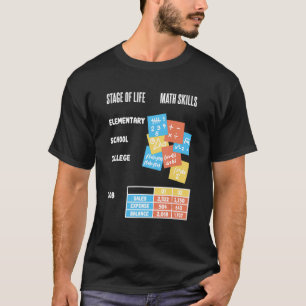 Camiseta Math School School Job Pupils Teacher Nerd Geek J