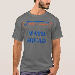 Camiseta Math Squad ama regalo de profesor de matemáticas 2