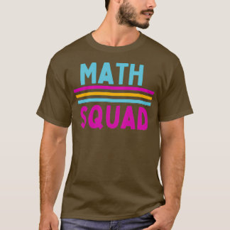 Camiseta Math Squad Math Mathematics Club School Al