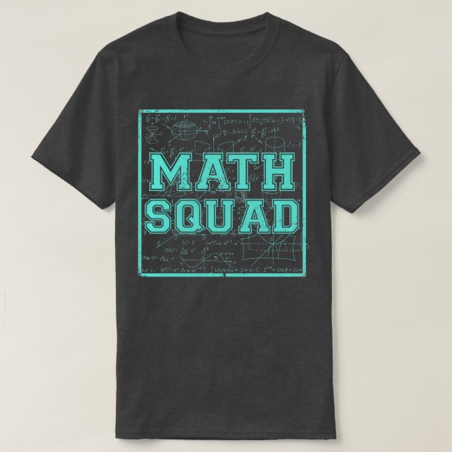 Camiseta Math Squad Math Nerd Math Lover Regalo Para Math T (Diseño del anverso)