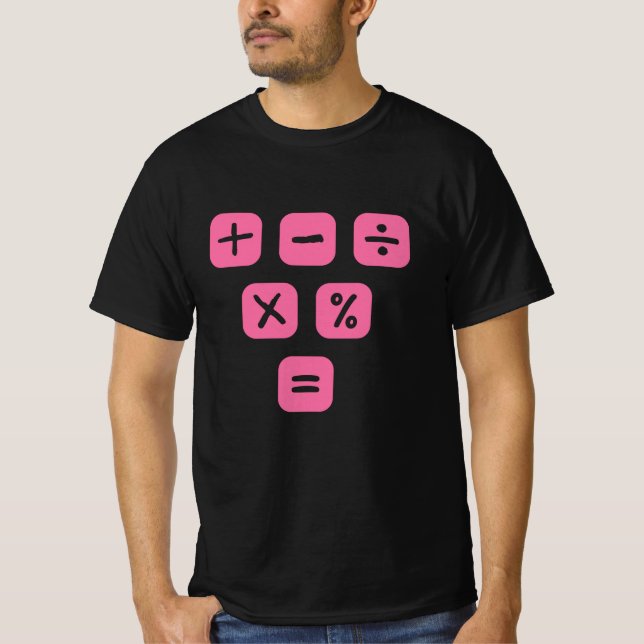 Camiseta Math Symbols matemáticos Rótulos matemáticos matem (Anverso)