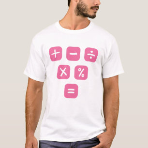 Camiseta Math Symbols matemáticos Rótulos matemáticos matem