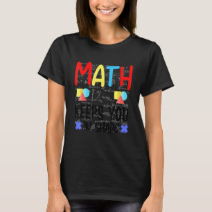 Camiseta Math Te Mantiene En Forma Divertida Formación De M