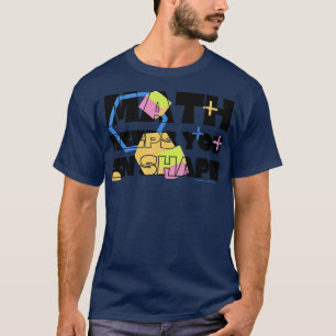 Camiseta Math Te Mantiene En Forma Divertida Formación De M