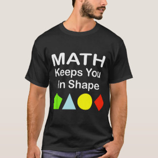 Camiseta Math Te Mantiene En Forma Divertida Formación De M
