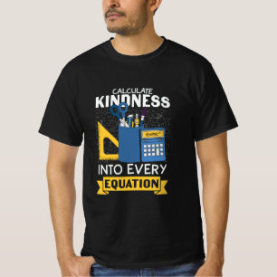 Camiseta Math Teacher calcula amabilidad
