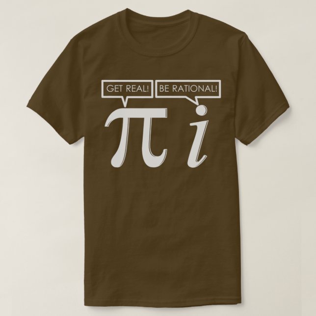 Camiseta Math Teacher Get Real Be Rational Funny Math Symbo (Diseño del anverso)