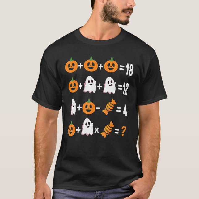Camiseta Math Teacher Halloween Order of Operations Men Wom (Anverso)