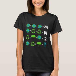 Camiseta Math Teacher Humor Día De La Tierra Orden De Opera