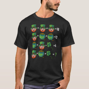 Camiseta Math Teacher Humor Orden De Operaciones St Pattys