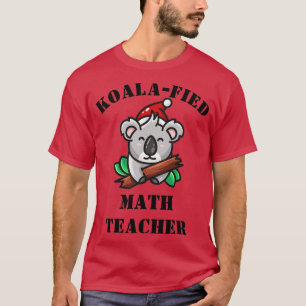 Camiseta Math Teacher Koalafied Regalo Idea Graciosa Para M