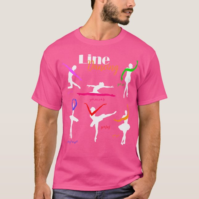 Camiseta Math Teacher Línea de Camisas Bailando Ballet Da (Anverso)
