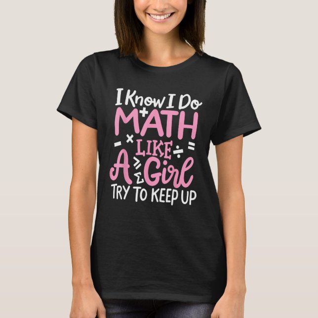 Camiseta Math Teacher Math Student (Anverso)