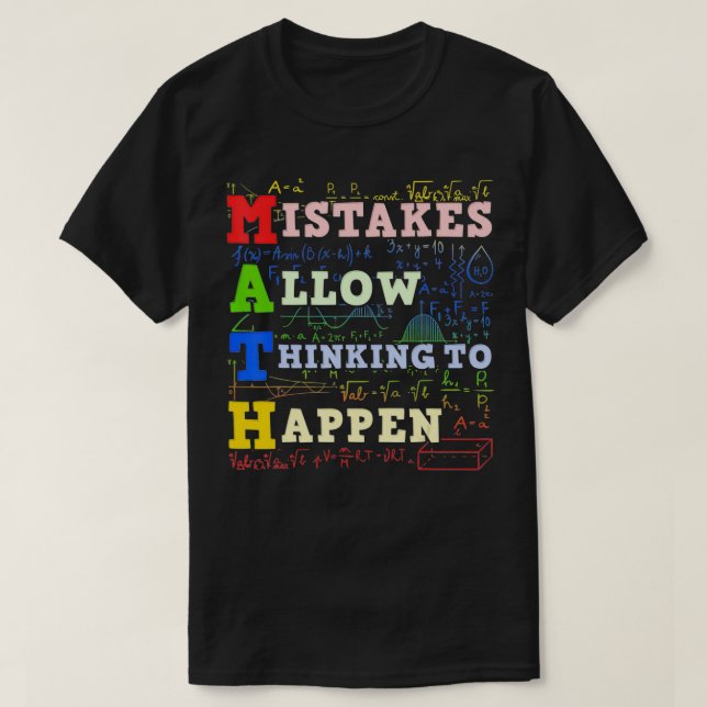 Camiseta Math Teacher Math Student Mathematics  (Diseño del anverso)