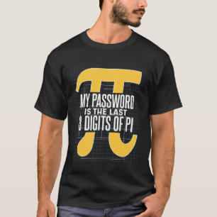 Camiseta Math Teacher Mi Contraseña Es Los Últimos 8 Dígito
