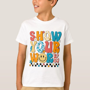 Camiseta Math Teacher muestra tu profesor del día de prueba