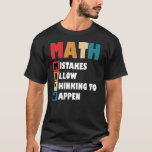 Camiseta Math Teachers Math Apreciación Mathematics<br><div class="desc">Math Teachers Math Apreciación Math Mathematics Instructor</div>