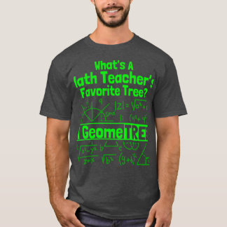 Camiseta Math Teacherx27s GeomeTREE Matemáticas 1