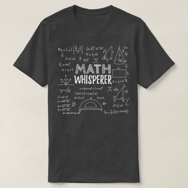 Camiseta Math Whisperer 1 (Diseño del anverso)