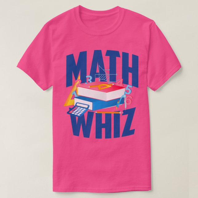 Camiseta Math Whiz Math Student (Diseño del anverso)