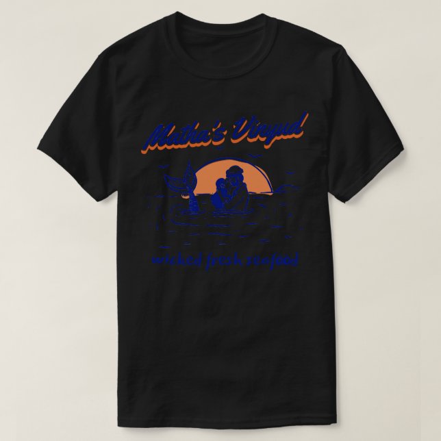 Camiseta Mathas Vinyud malvado y fresco marisco (Diseño del anverso)