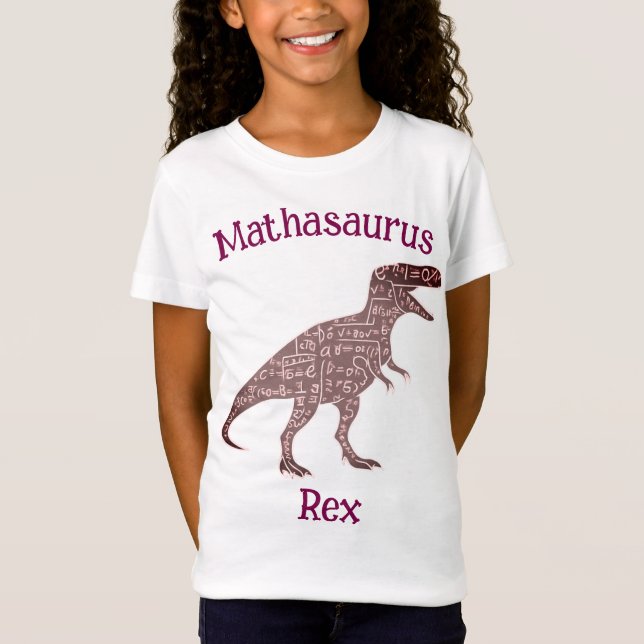 Camiseta Mathasaurus Rex (Anverso)