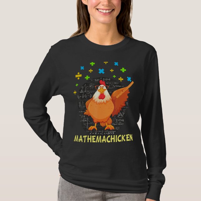 Camiseta Mathemachicken Math Math Avers (Anverso)