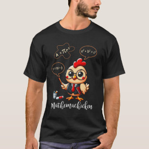 Camiseta Mathemachicken Math Teacher Mathematician Chicken