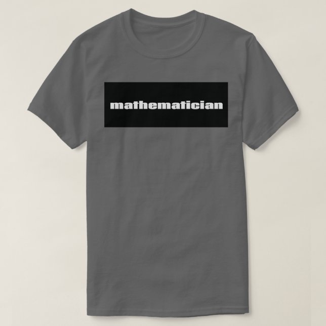 Camiseta Mathematician 2 (Diseño del anverso)