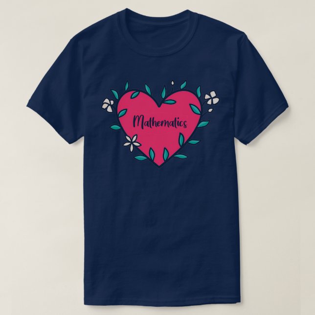 Camiseta Mathematics Lover (Diseño del anverso)