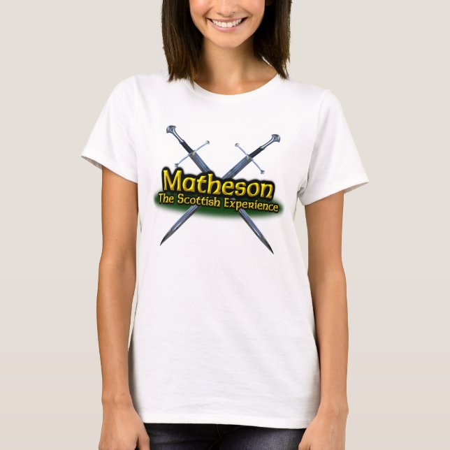 Camiseta Matheson The Scottish Experience Clan (Anverso)