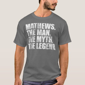 Camiseta MathewsMathews apellido Mathews apellido Mathews