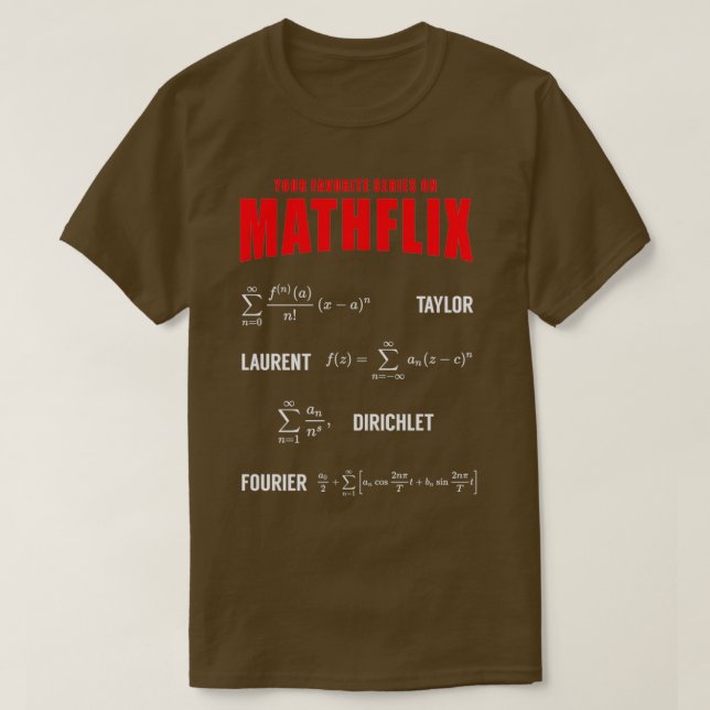 Camiseta Mathflix (Diseño del anverso)