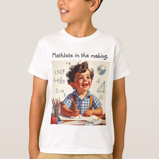 Camiseta Mathlete en proceso. (Anverso)