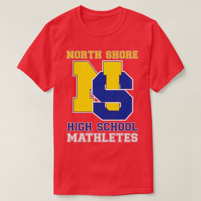 Camiseta Mathletes de la escuela secundaria de la costa nor (Diseño del anverso)