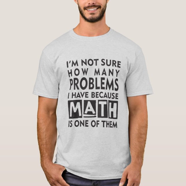 Camiseta Maths Shirt Gift Mathematician Math (Anverso)