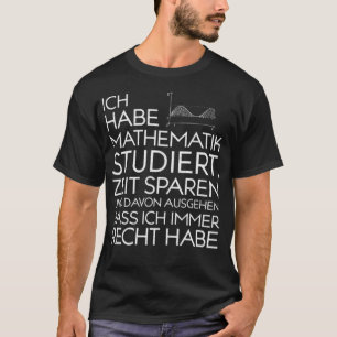 Camiseta Maths Studium School Funny School Math ranhcount