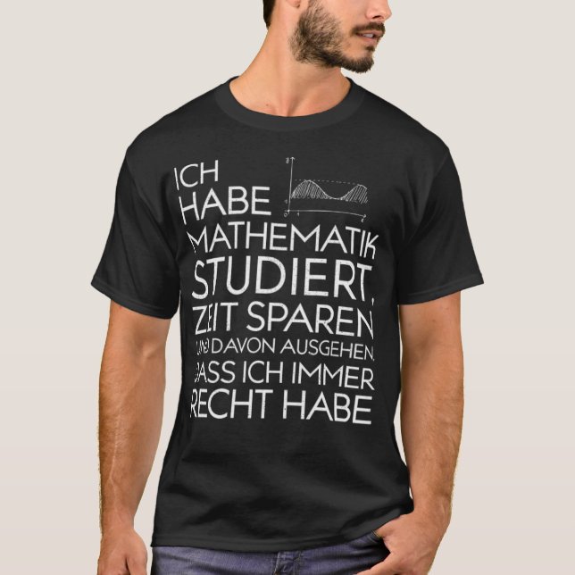 Camiseta Maths Studium School Funny School Math ranhcount (Anverso)