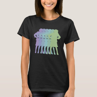 Camiseta Matilda Fuerte gradiente de la postura del teatro