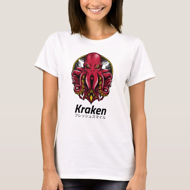 Camiseta Matiología del pulpo kraken (Anverso)
