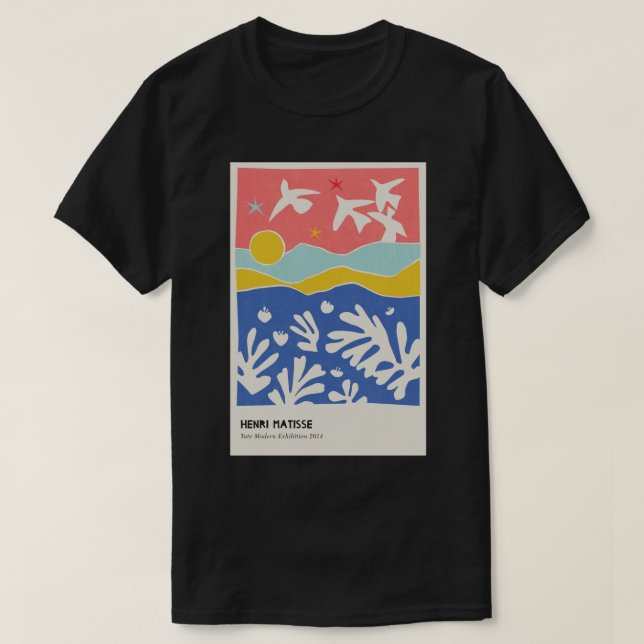Camiseta Matisse Collages Art Print.png (Diseño del anverso)