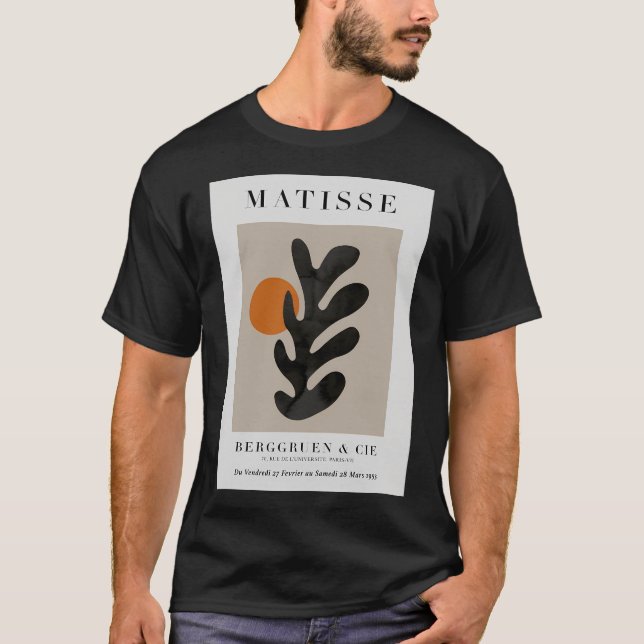 Camiseta Matisse Cutout Naranja de impresión Matisse Neutra (Anverso)