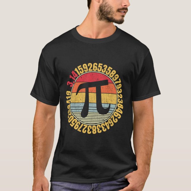 Camiseta Matleta de símbolos de Nerdy Math Pi (Anverso)