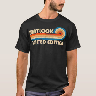 Camiseta MATLOCK Surname Retro Vintage 80 años 90 Birthday