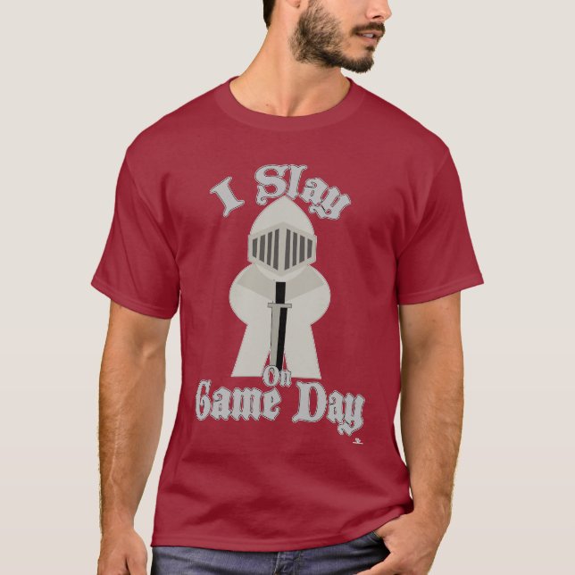 Camiseta Mato en el Día de Juegos Caballero Jugador de Tabl (Anverso)